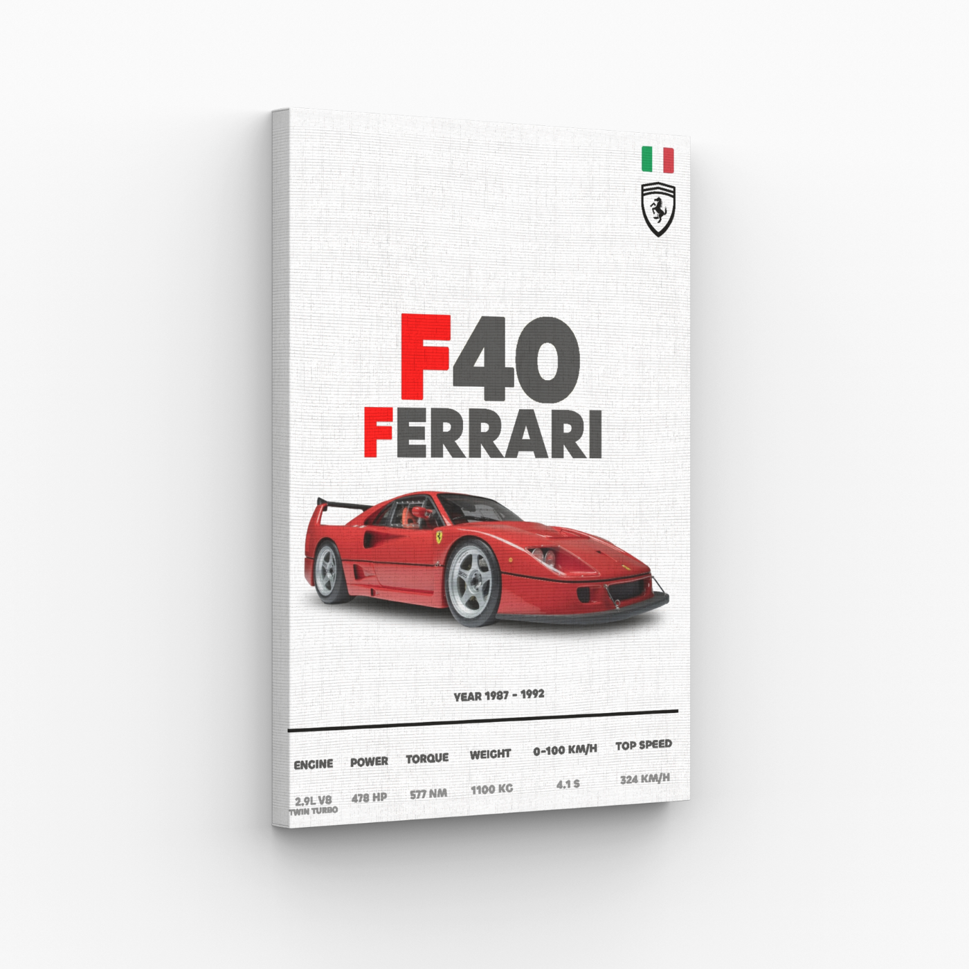Ferrari F40 Obraz