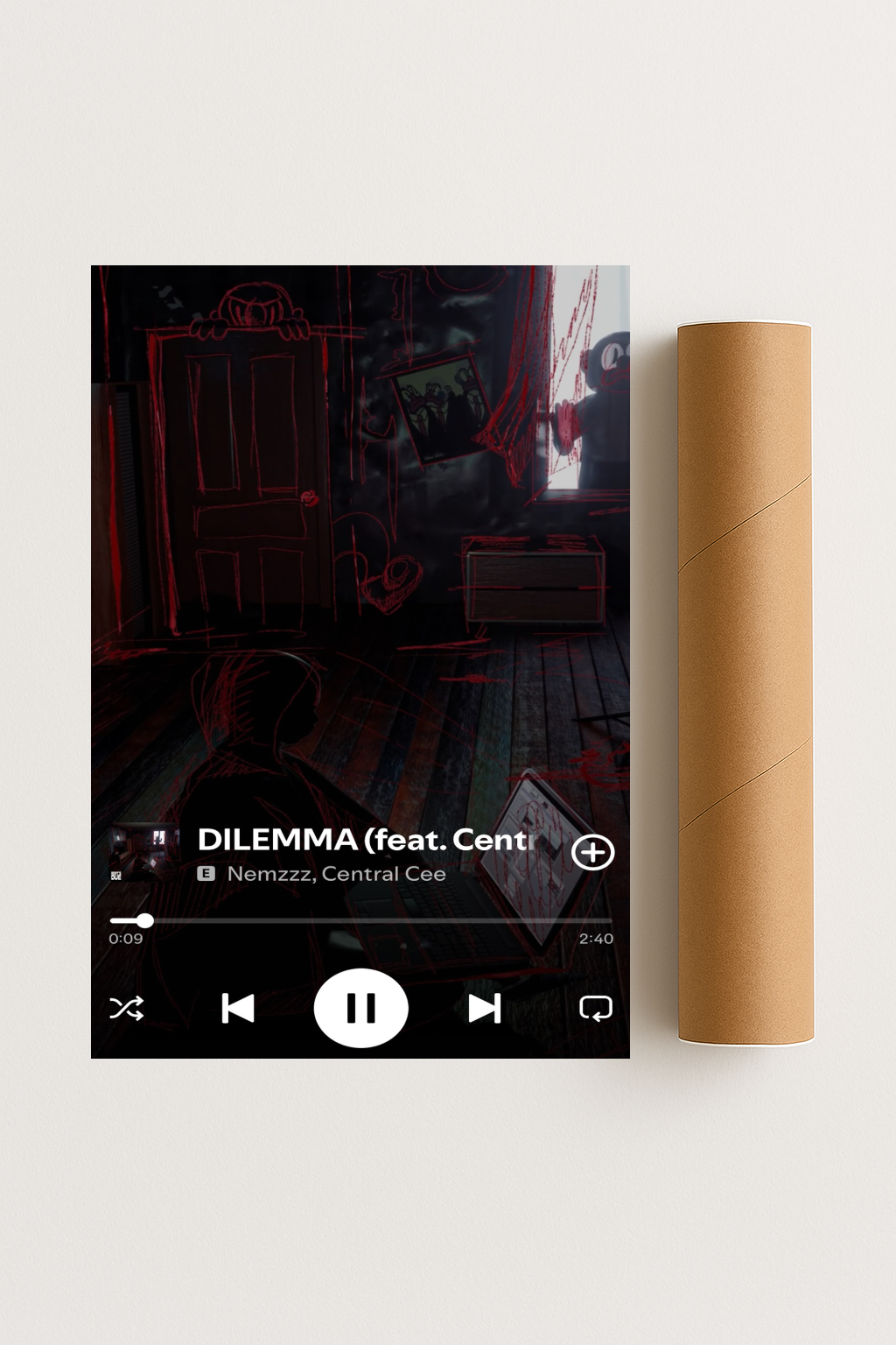 Central Cee - Dilemma Plakat