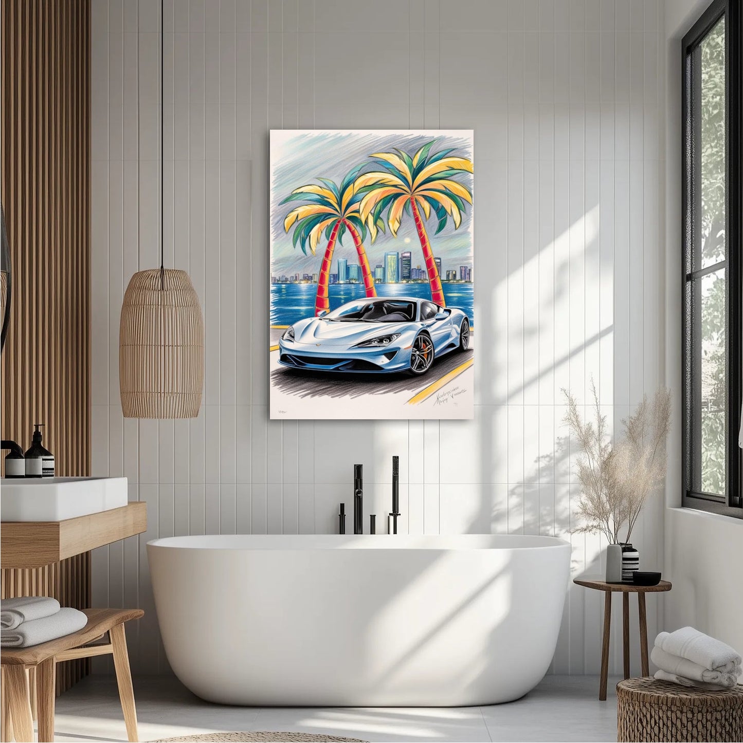 Klimat Nocy w Miami Obraz