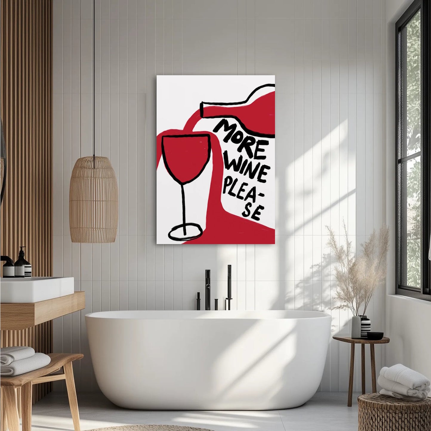 More Wine Please Obraz