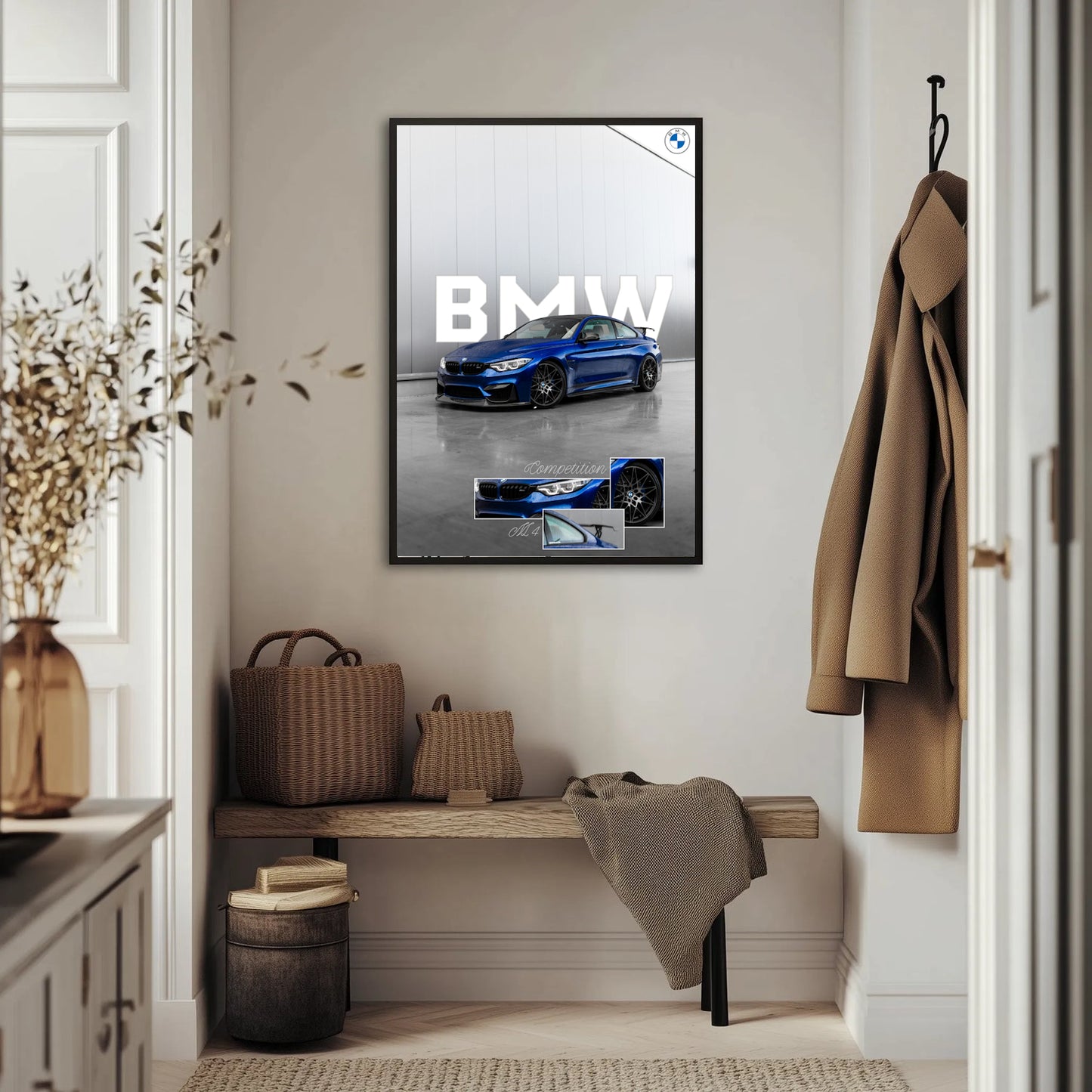 BMW M4 Competiton Plakat