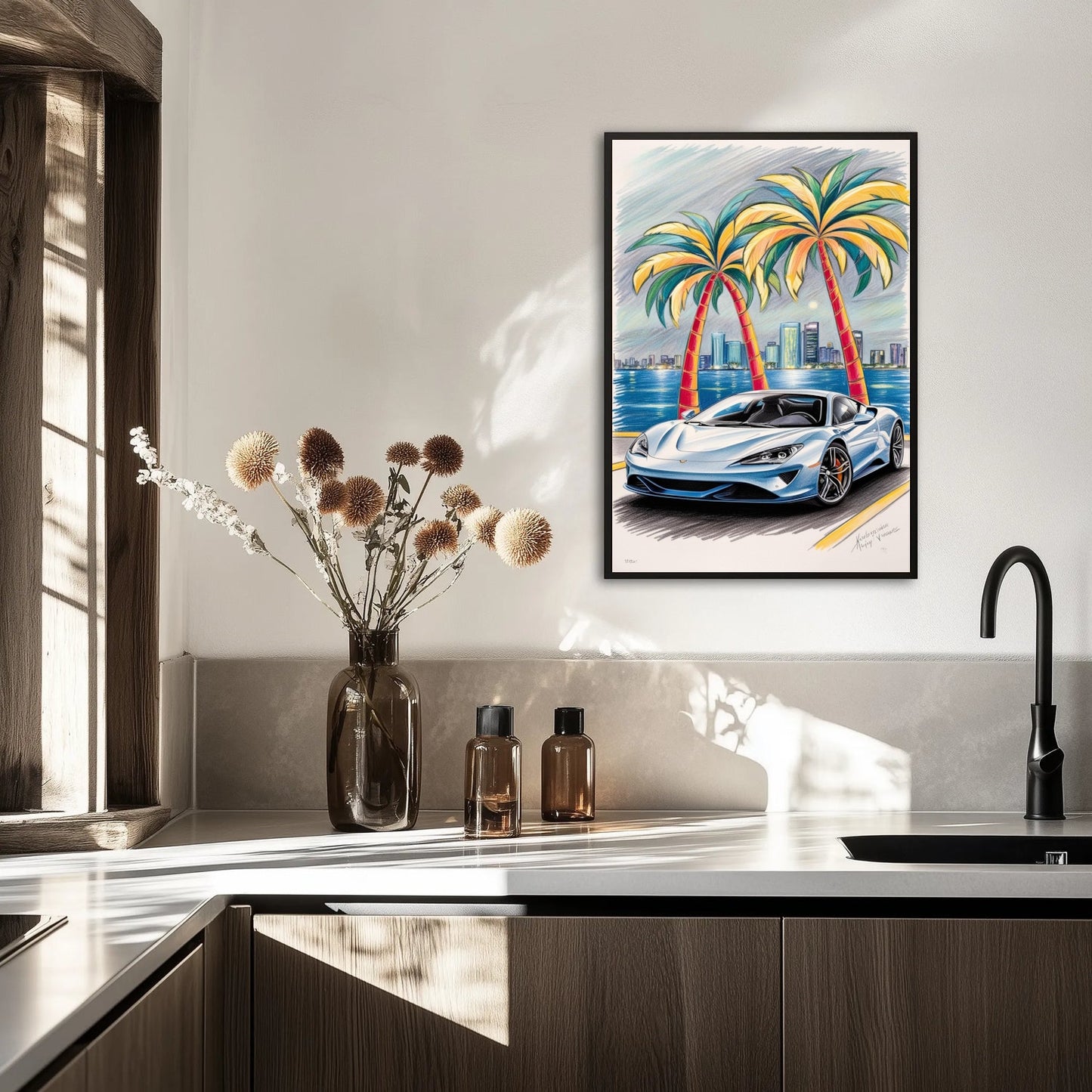 Klimat Nocy w Miami Plakat