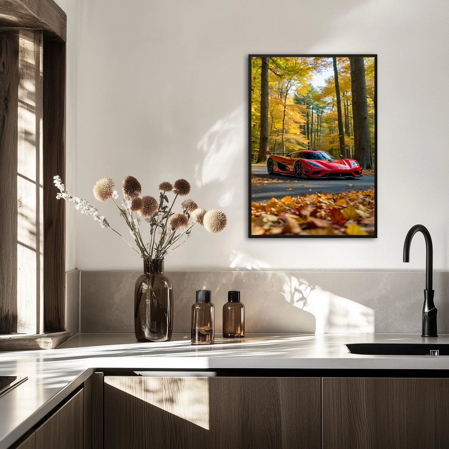 Koenigsegg Agera W Lesie Plakat