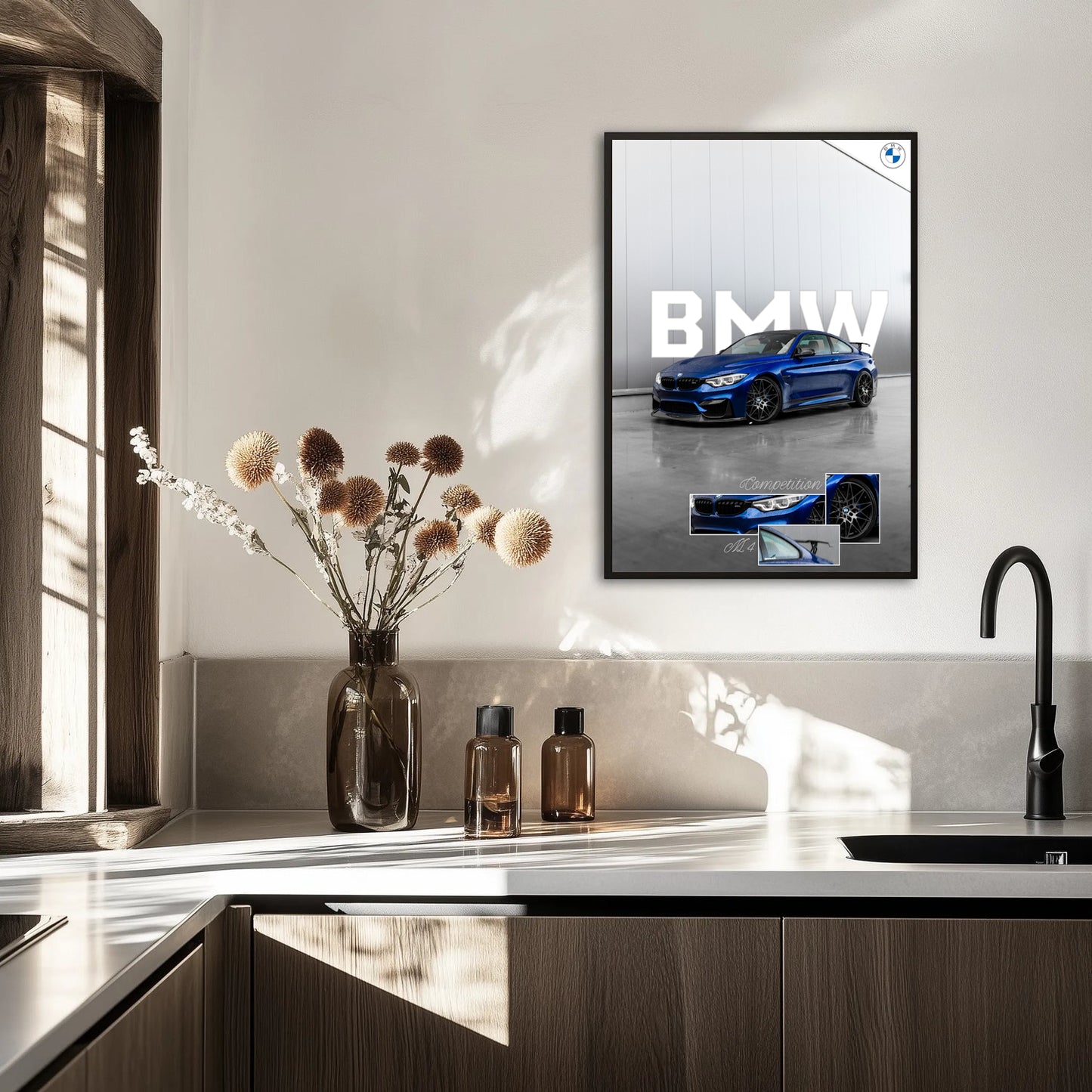 BMW M4 Competiton Plakat