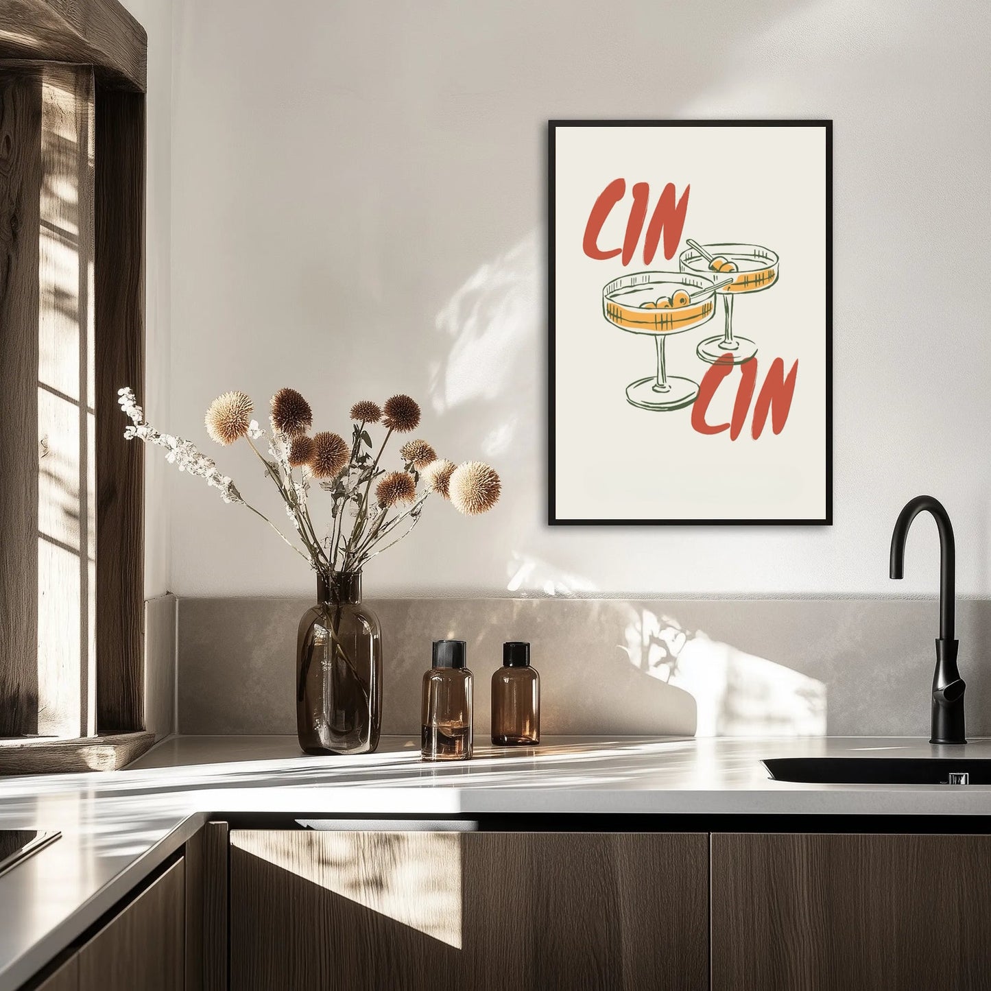 Vibes & Vinos Plakat