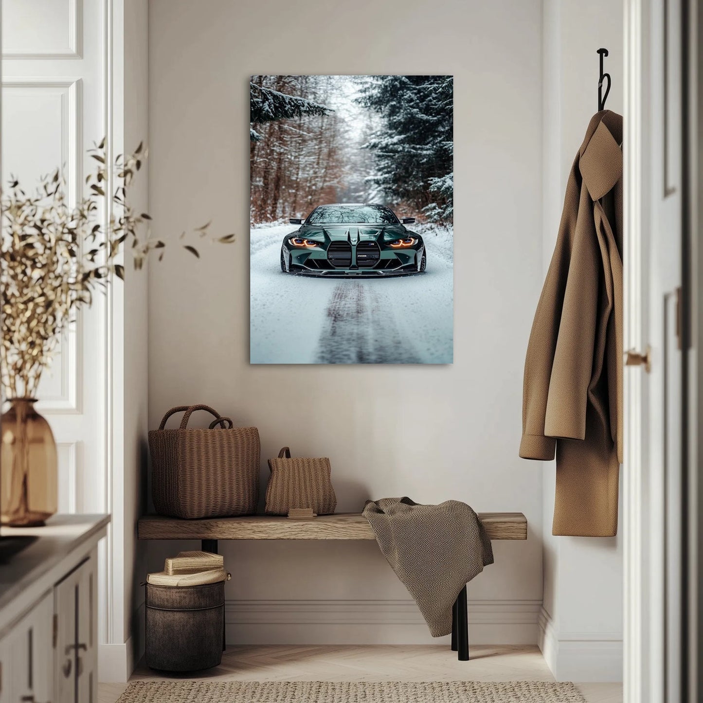 BMW M4 Zimowa Zieleń Obraz