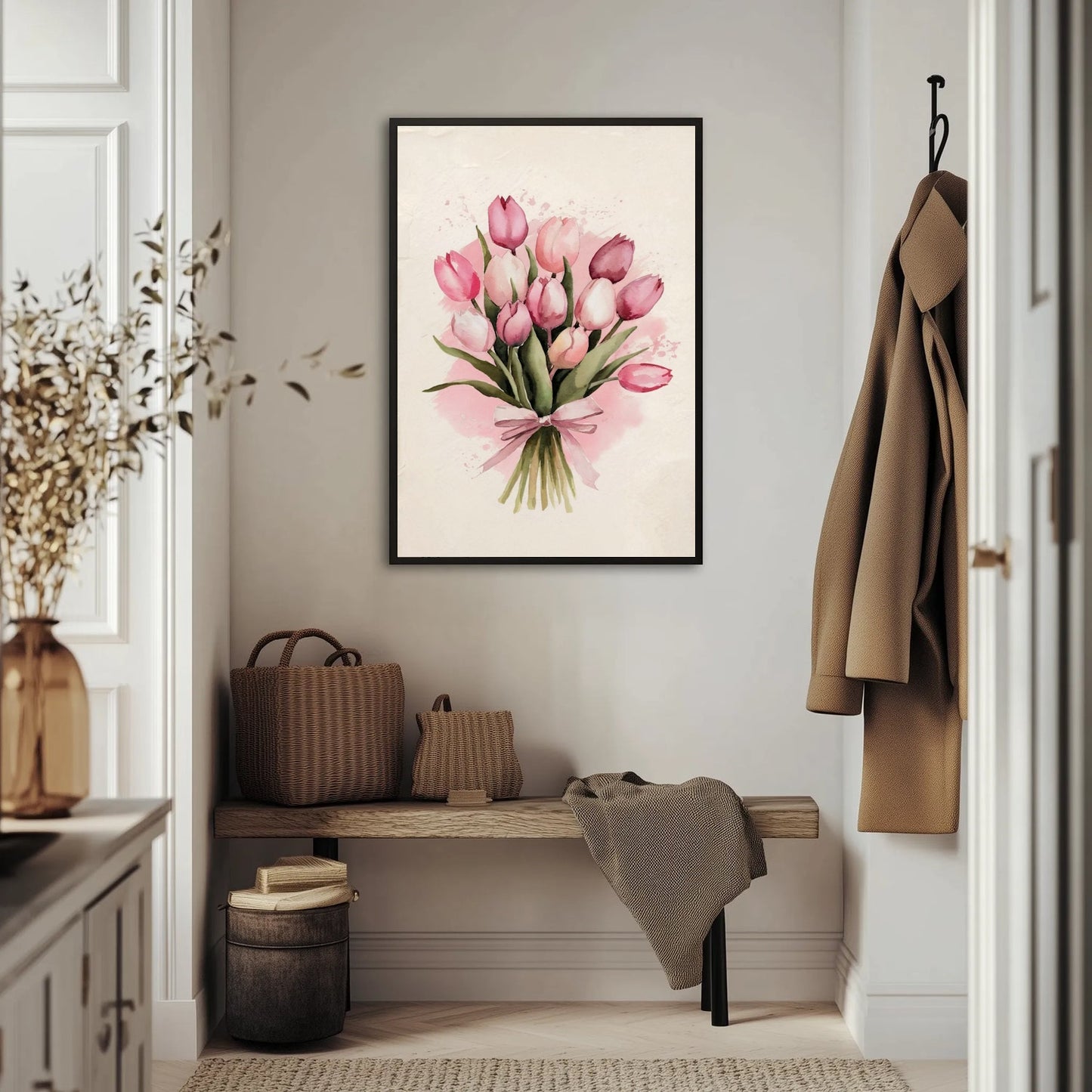 Artystyczne tulipany Plakat