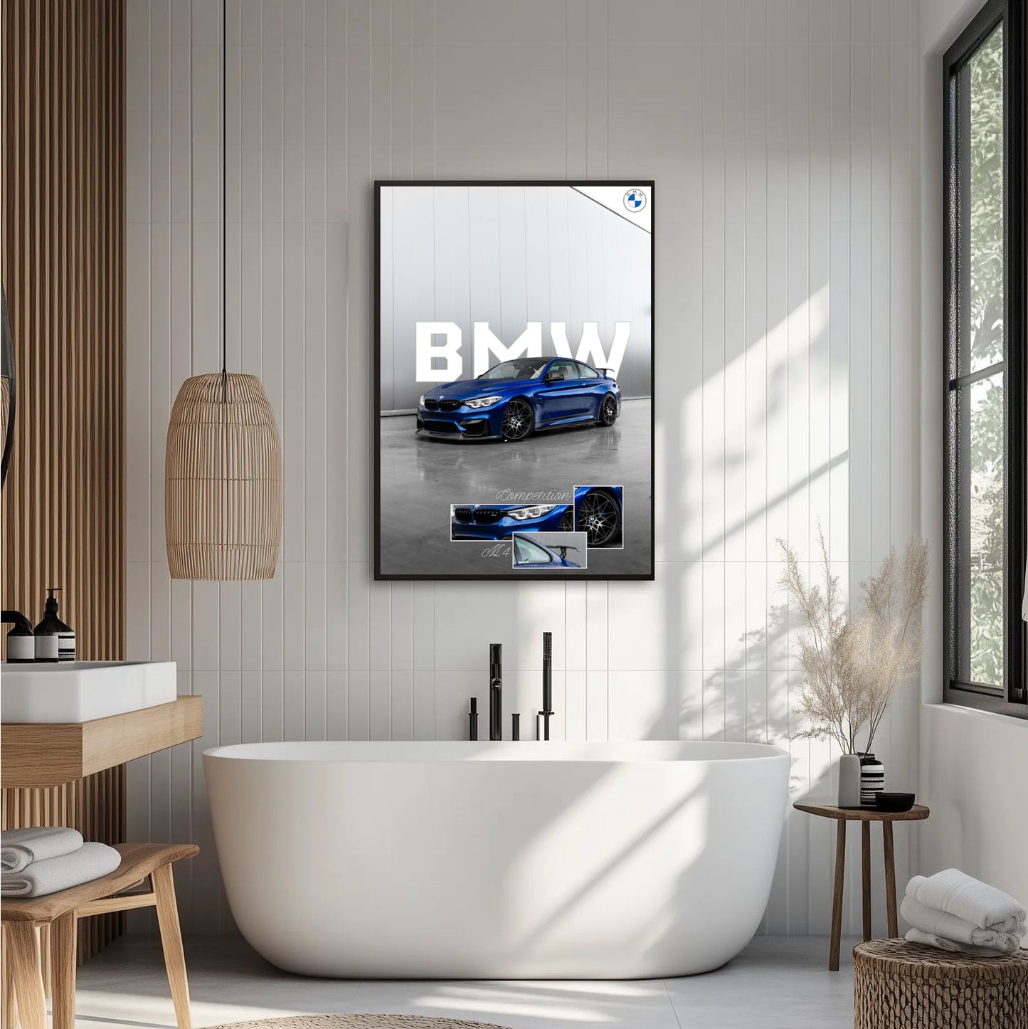 BMW M4 Competiton Plakat