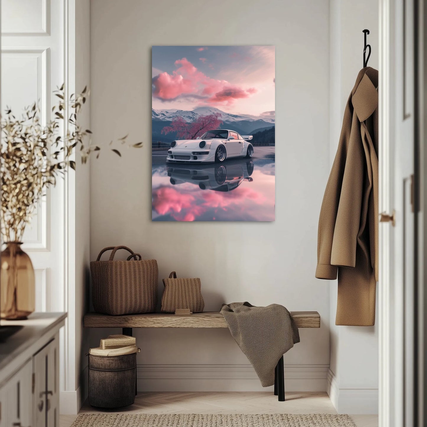 Porsche 911 Różane Niebo Obraz