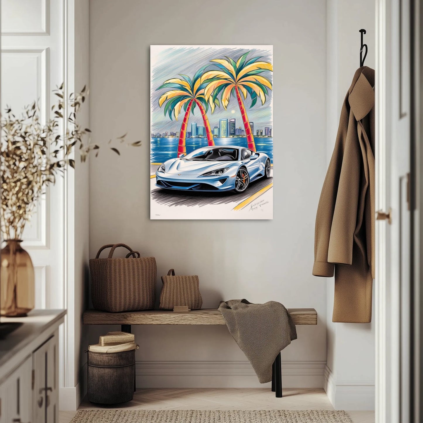 Klimat Nocy w Miami Obraz