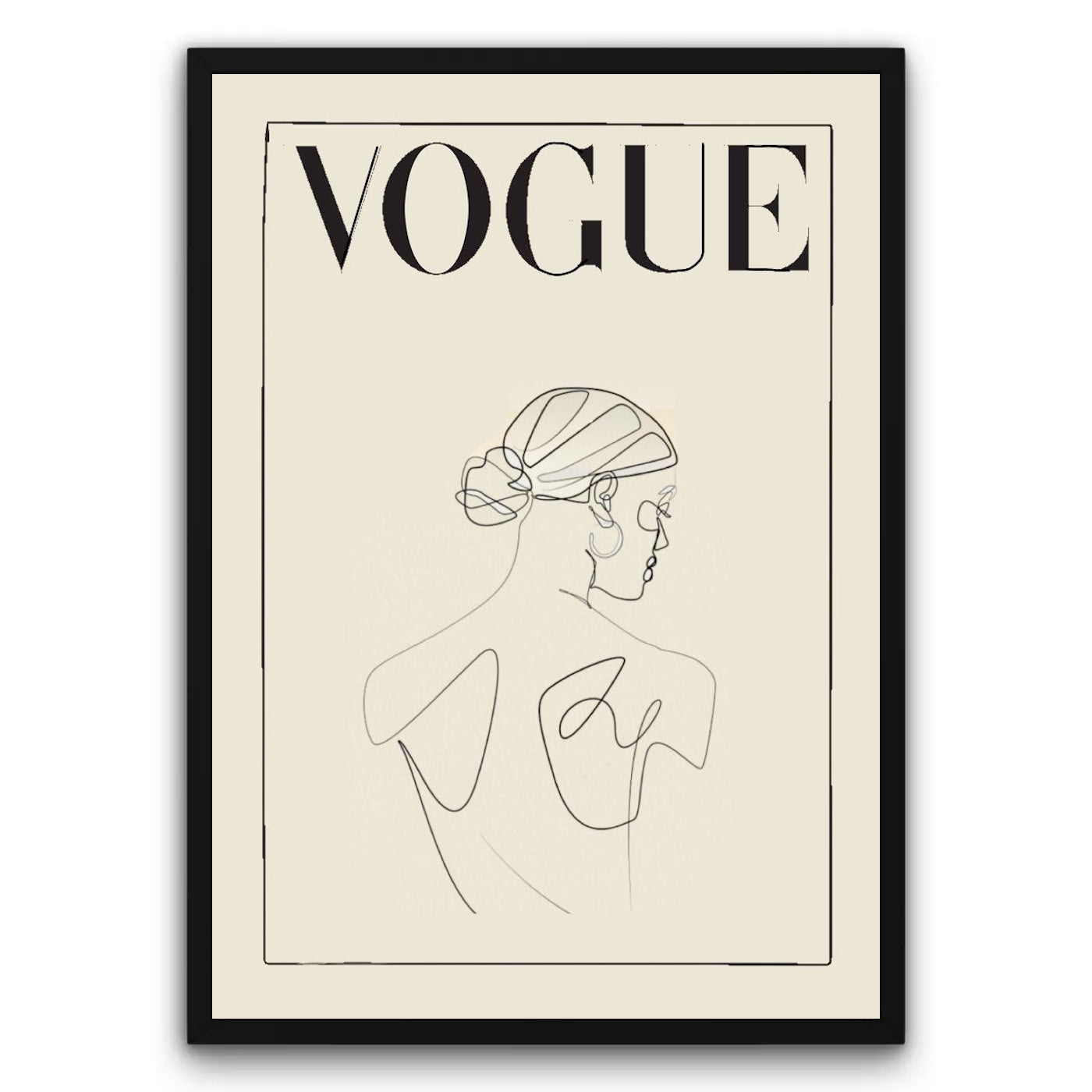 Vogue Linia Piękna Plakat