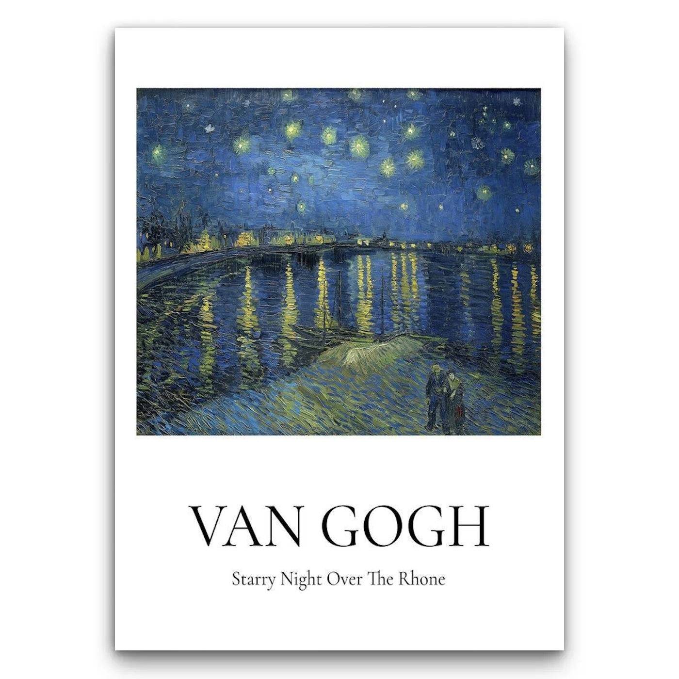 Van Gogh - Starry Night Over The Rhone Obraz