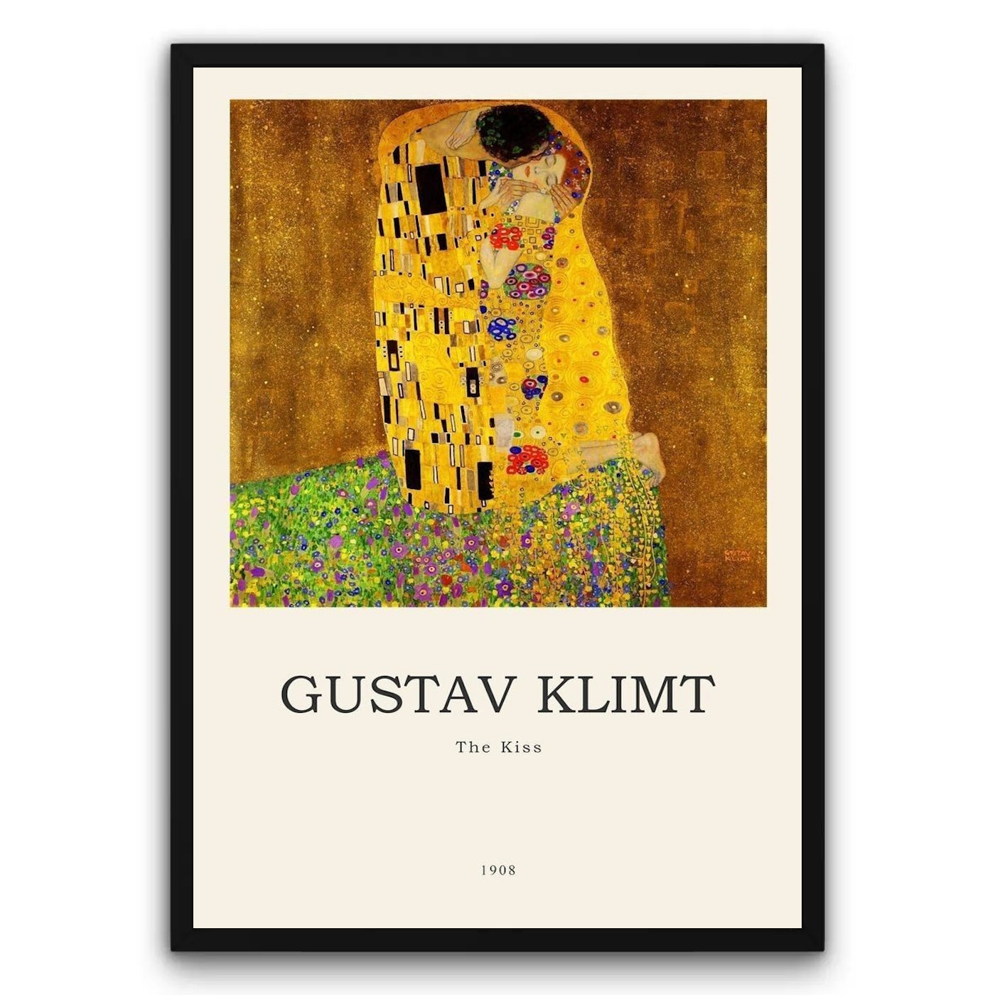 Gustav Klimt - The Kiss Plakat
