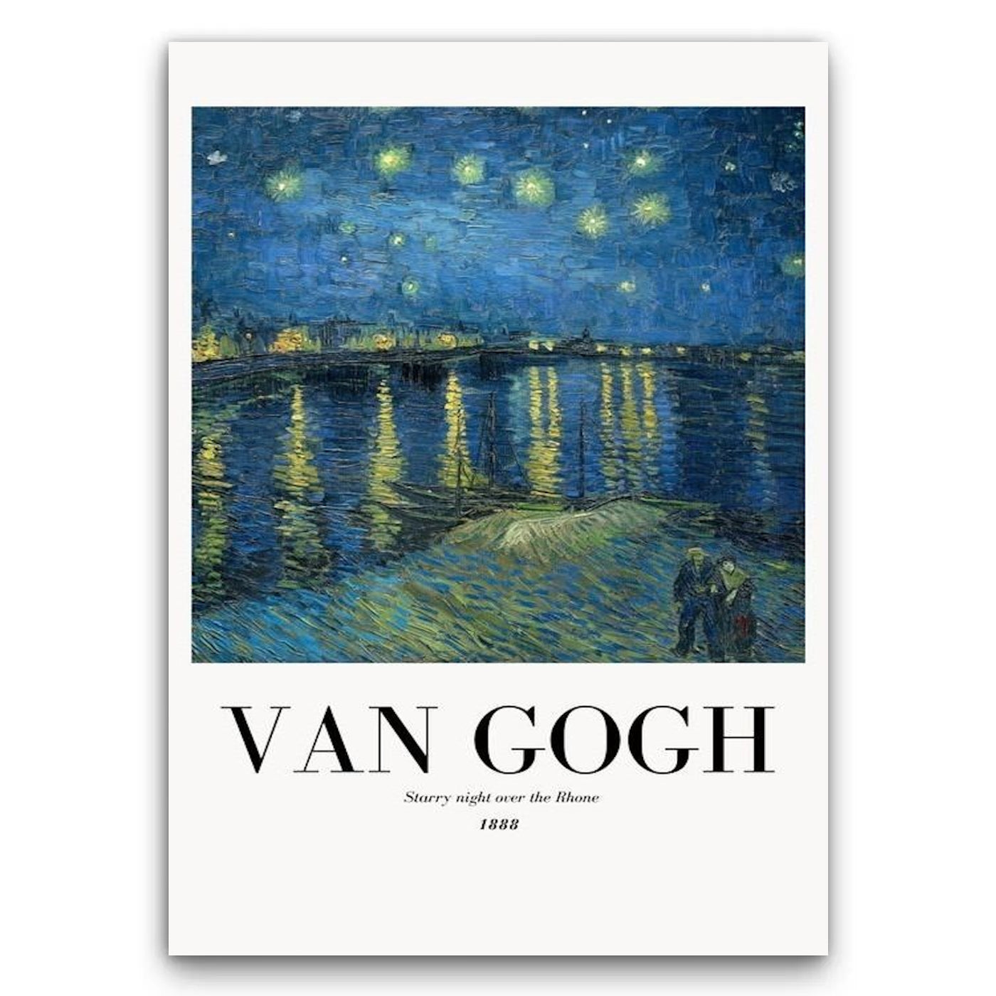 Van Gogh - Starry Night over the Rhone Obraz