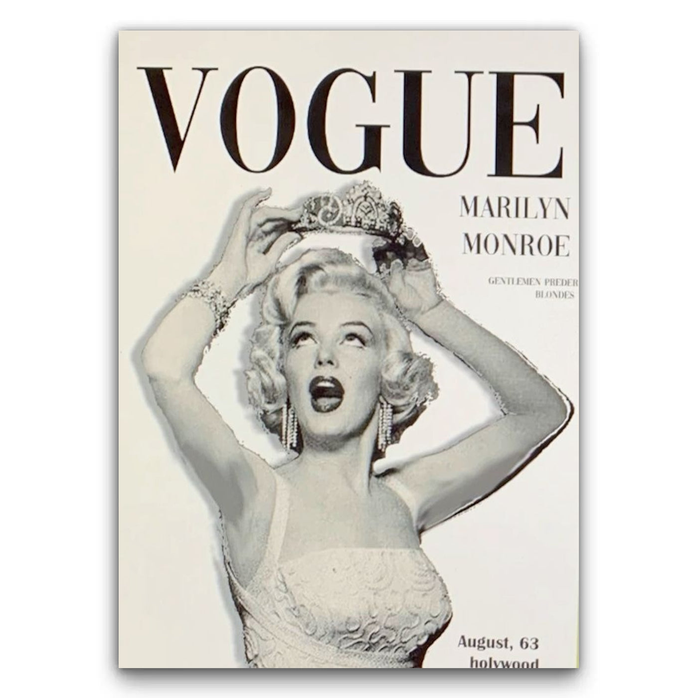 Vogue Marilyn Monroe Obraz