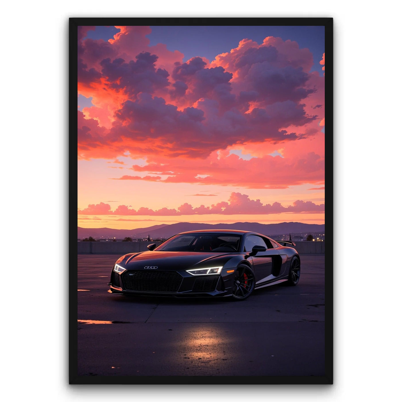 Audi R8 Plakat