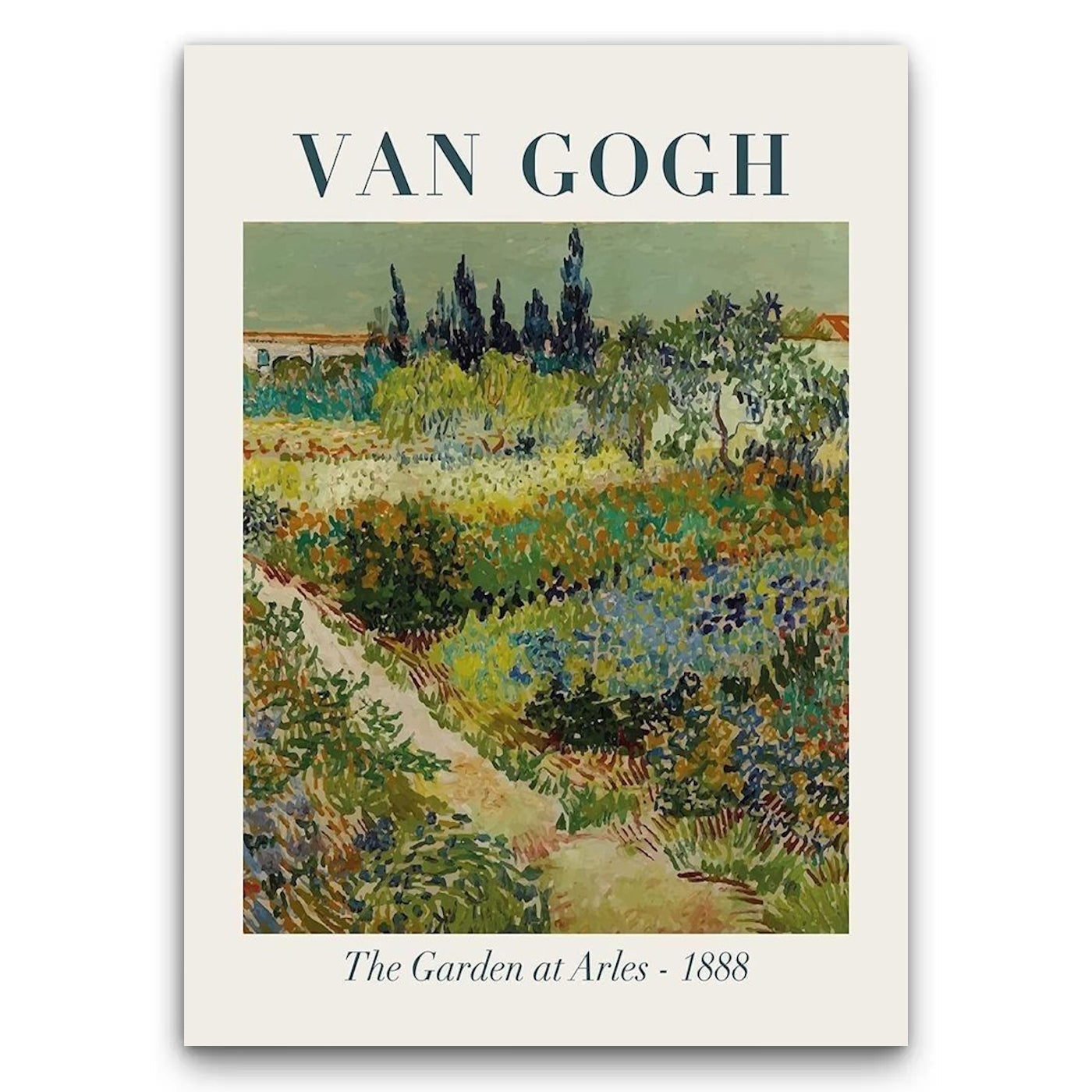 Van Gogh - The Garden at Arles Obraz