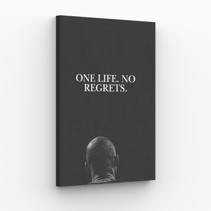 One life. No Regrets. Obraz