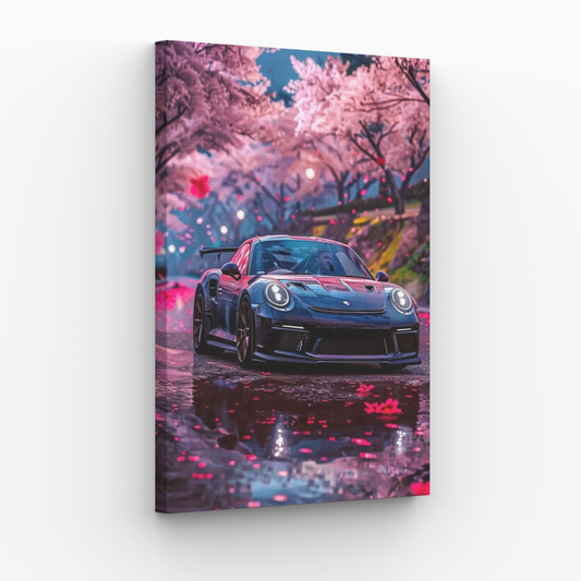 Porsche 911 GT3 Nocna Sakura Obraz