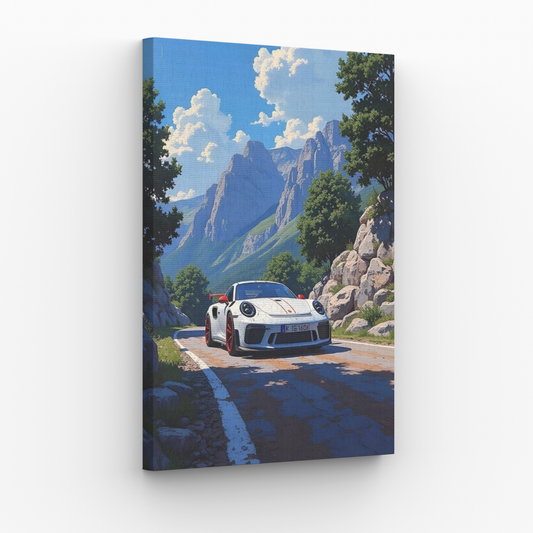 Porsche 911 GT3 RS Alpejska Droga Obraz