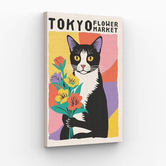 Tokyo Flower Market Obraz