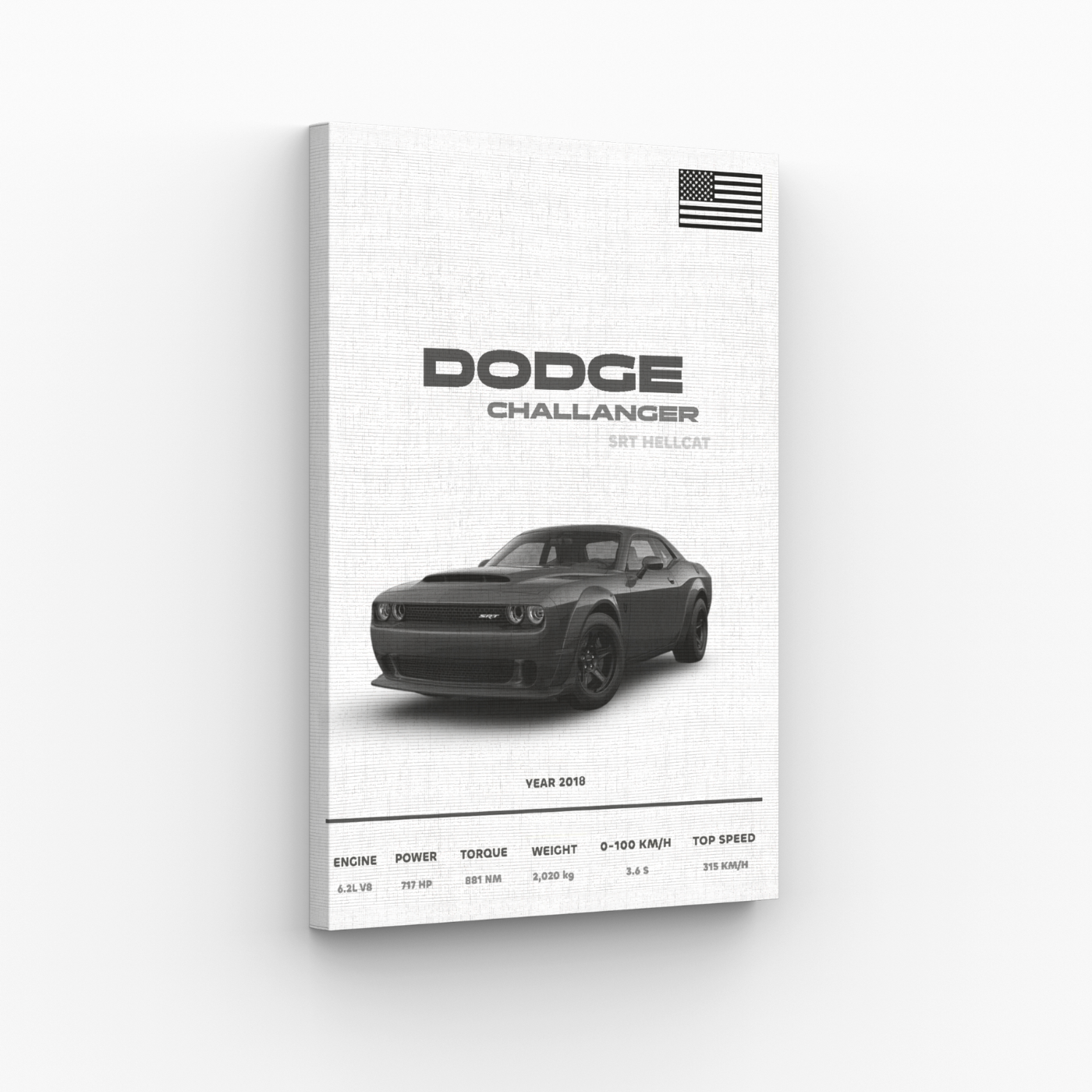 Dodge Challanger Src Hellcat Obraz