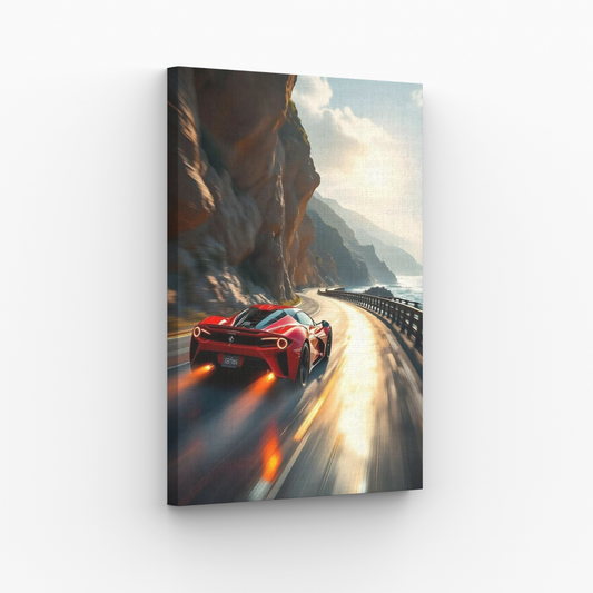 Ferrari F80 Nadmorski Świt Obraz