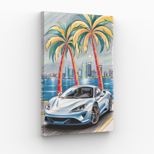 Klimat Nocy w Miami Obraz