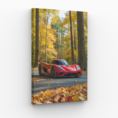 Koenigsegg Agera W Lesie Obraz