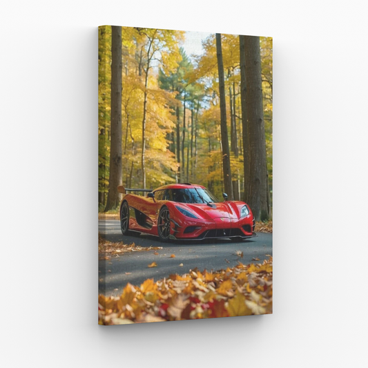 Koenigsegg Agera W Lesie Obraz