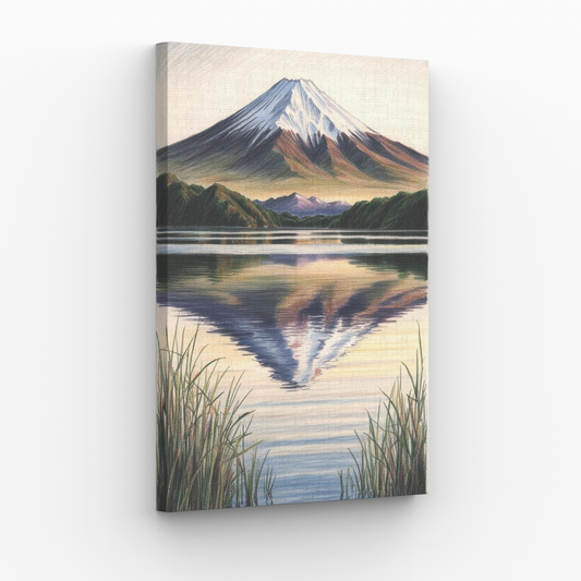 Fujisan Na Tle Jeziora Kawaguchi Obraz