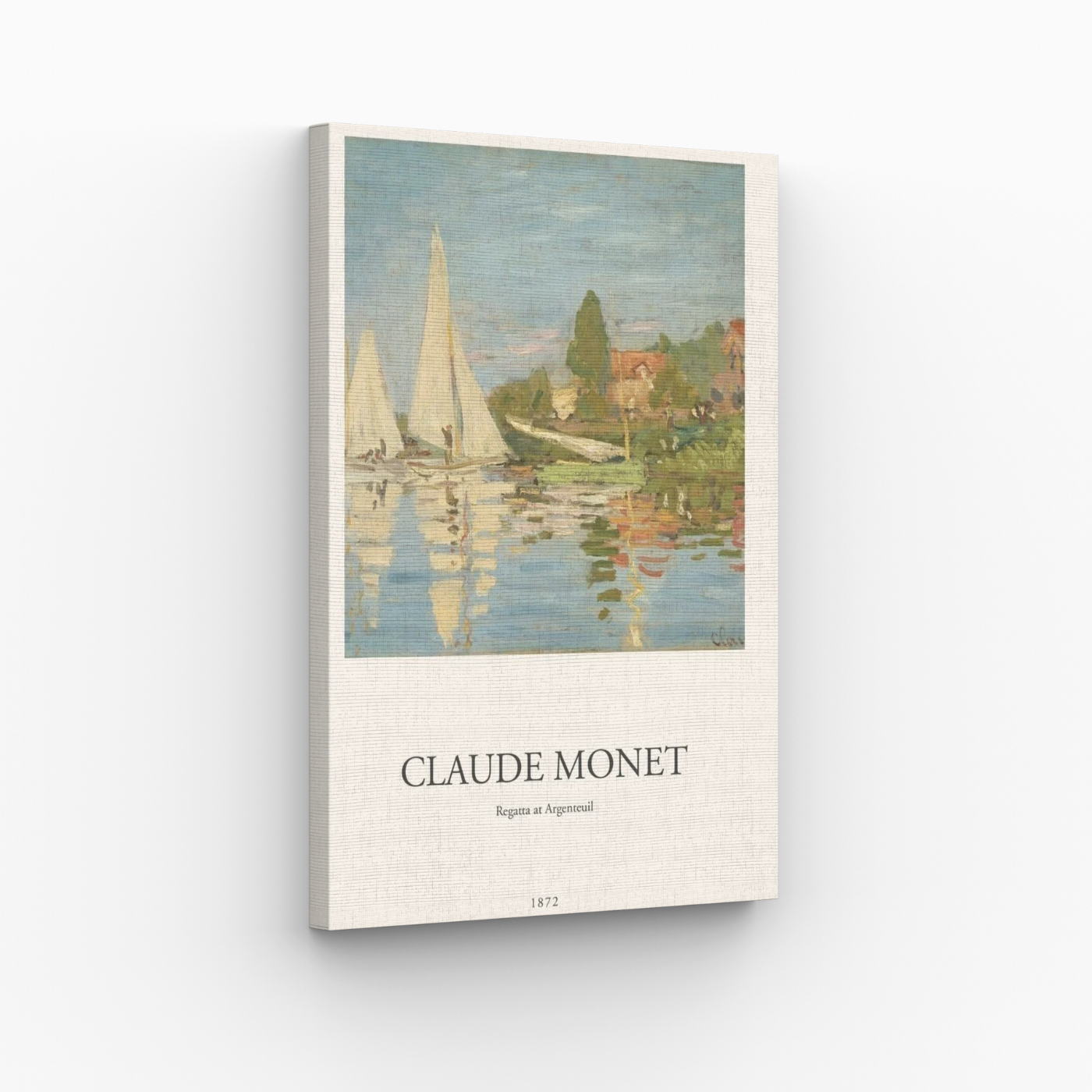 Claude Monet - Regatta at Argenteuil Obraz