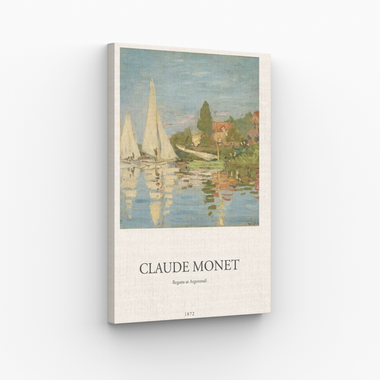 Claude Monet - Regatta at Argenteuil Obraz