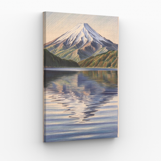 Fujisan Na Tle Jeziora Kawaguchi 2 Obraz