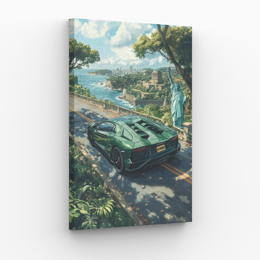 Lamborghini Aventador Nad Oceanem Obraz