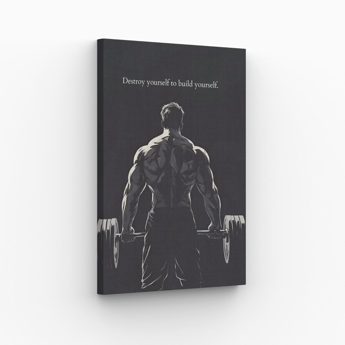 Destroy yourself to build yourself Obraz