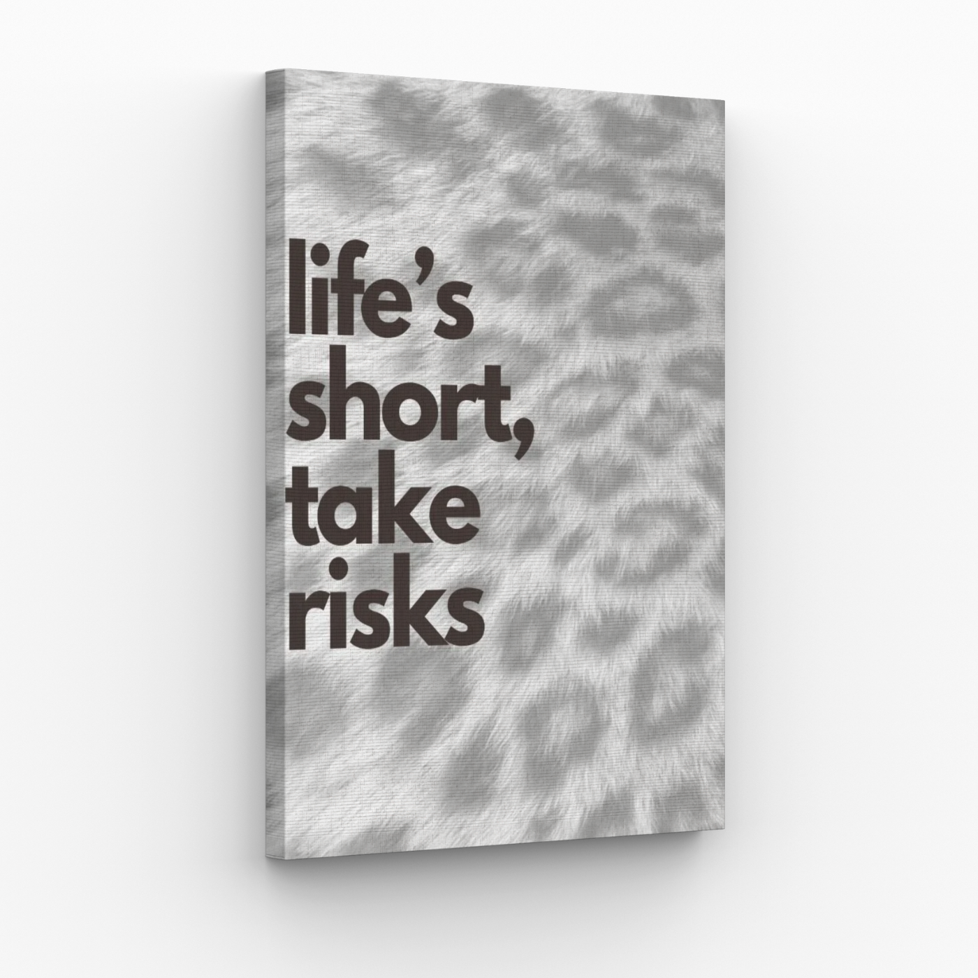 Life's short, take risks Obraz