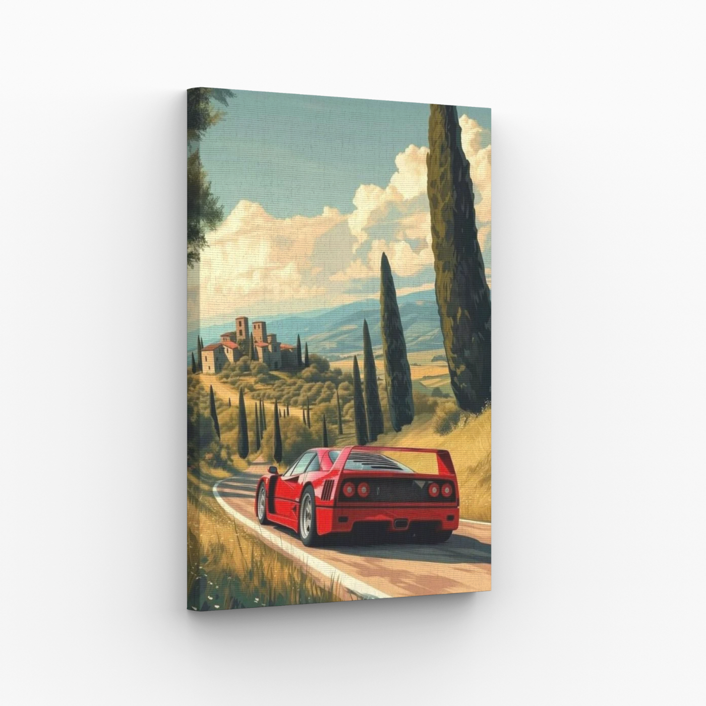Ferrari F40 Toskański Szlak Obraz