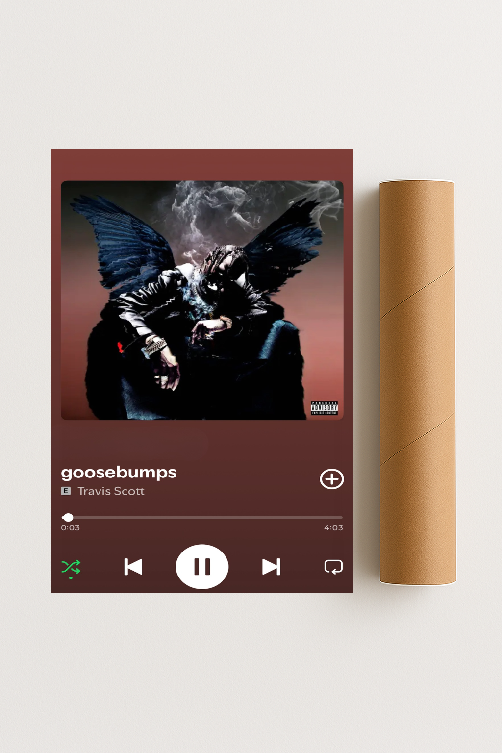 Travis Scott - Goosebumps Plakat
