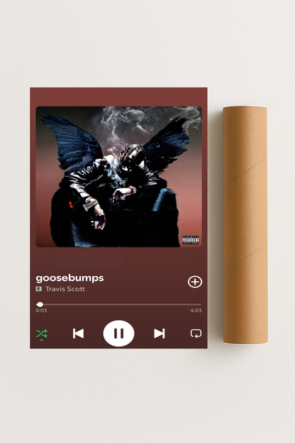 Travis Scott - Goosebumps Plakat
