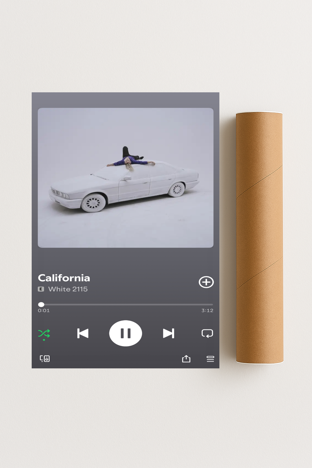 White 2115 - California Plakat