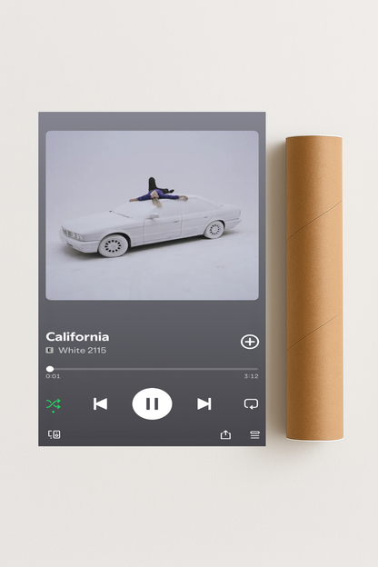 White 2115 - California Plakat