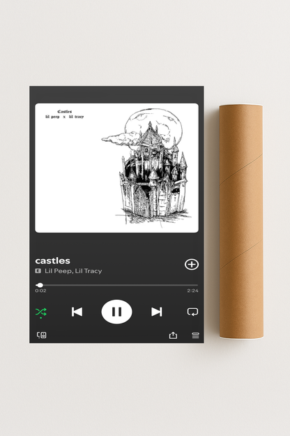Lil Peep - Castles Plakat