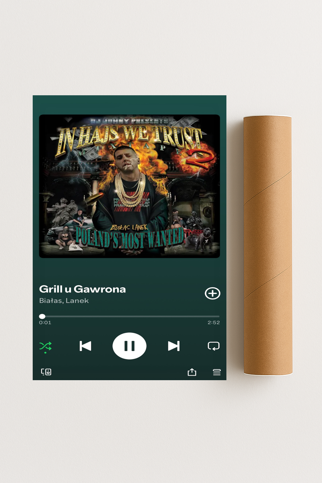 Białas - Grill u Gawrona Plakat