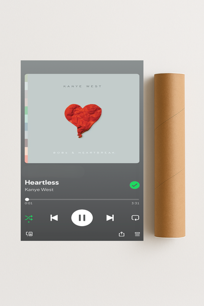 Kanye West - Heartless Plakat