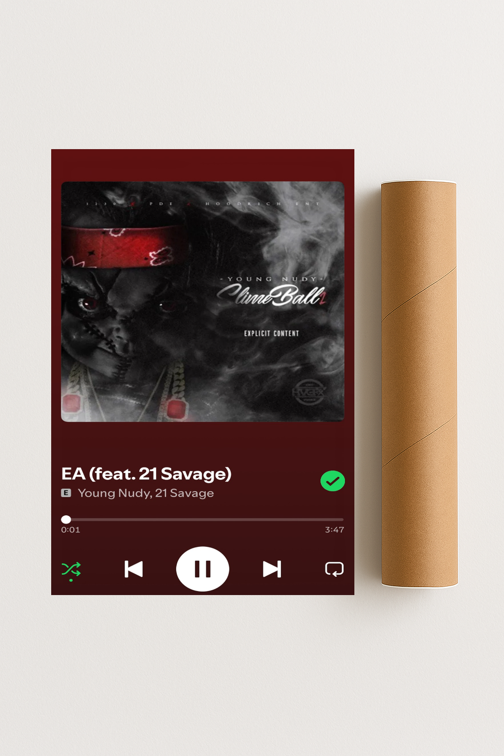 21 Savage - EA Plakat