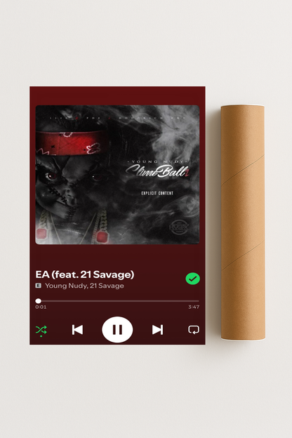 21 Savage - EA Plakat