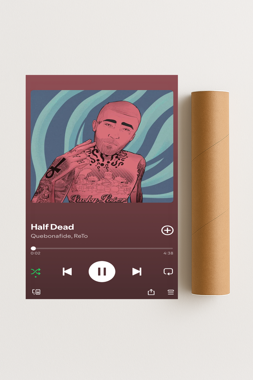 Quebo - Half Dead Plakat