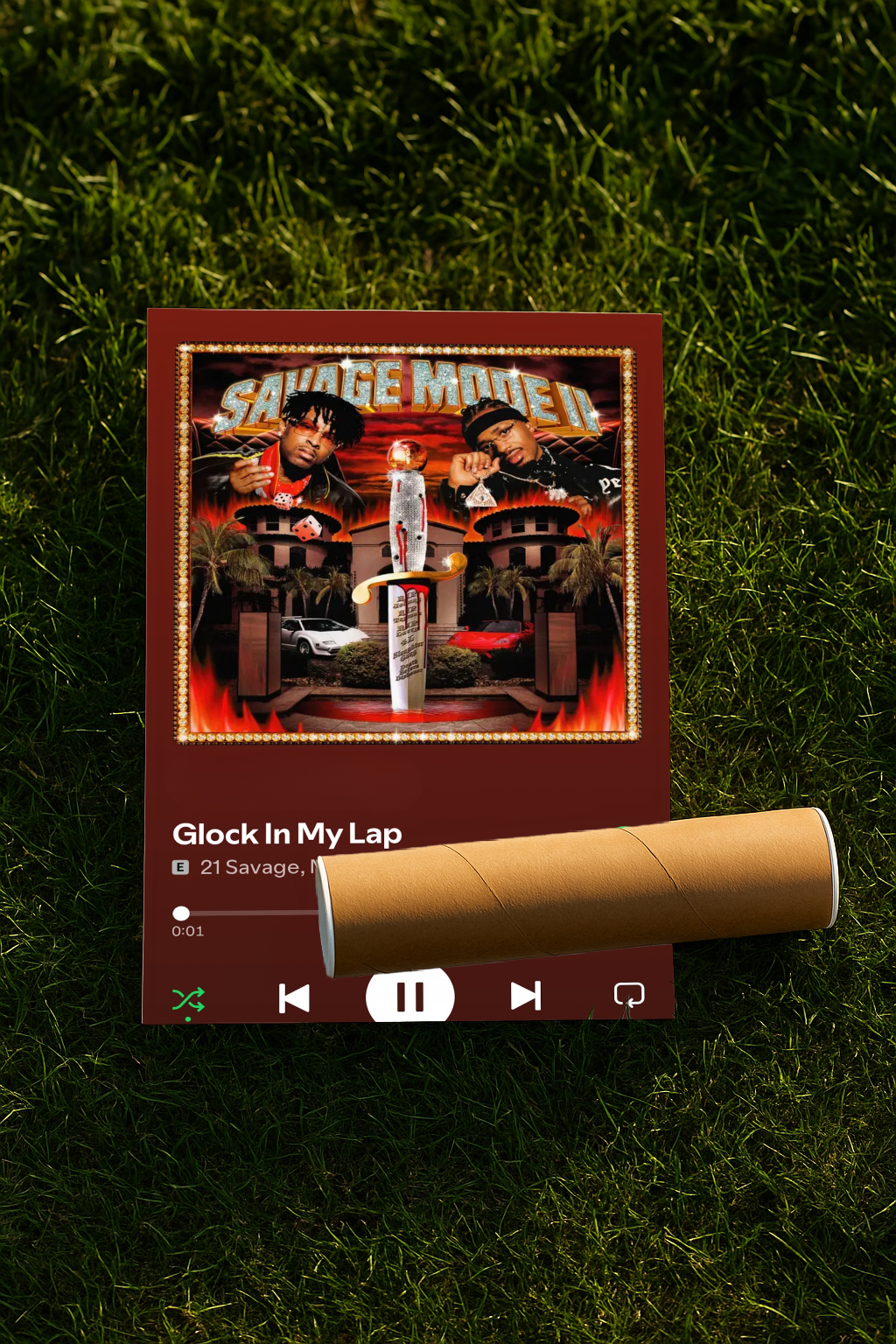 21 Savage - Glock In My Lap Plakat