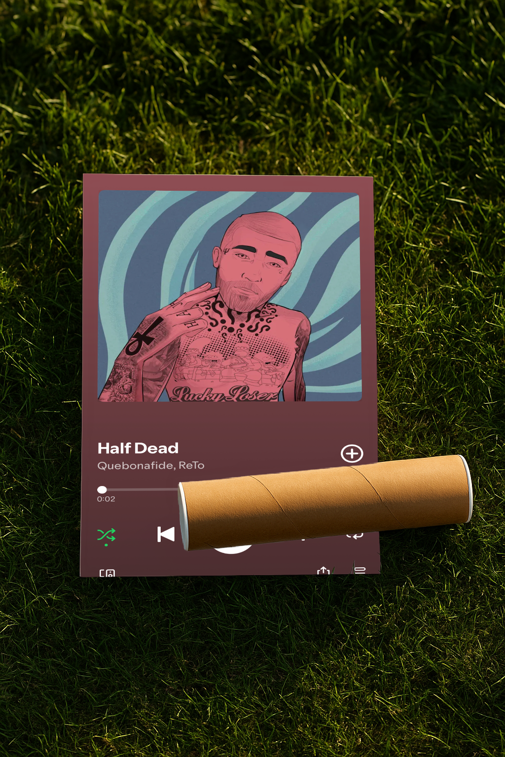 Quebo - Half Dead Plakat